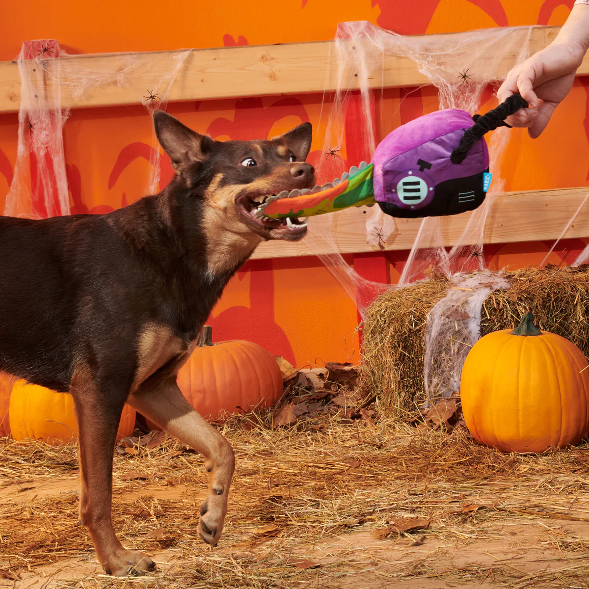 BARK Texas Chainspaw Plush Dog Toy